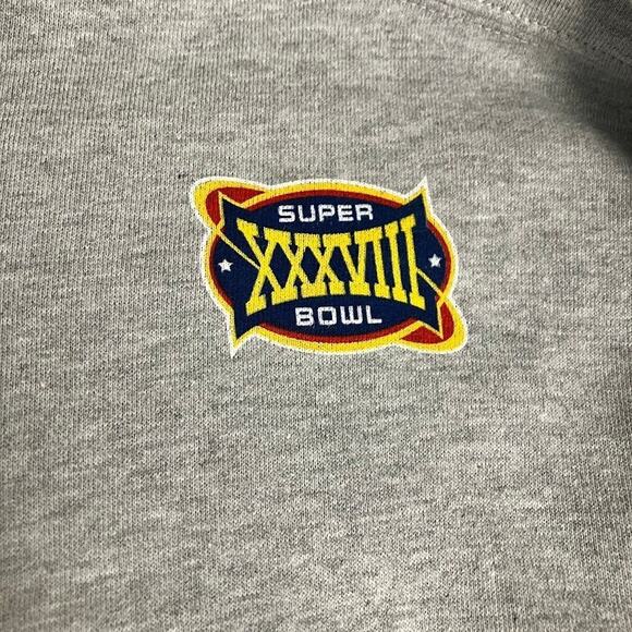 NEW ENGLAND PATRIOTS 2003 AFC Champions Sweatshirt Size XL VINTAGE Deadstock - Picture 5 of 10